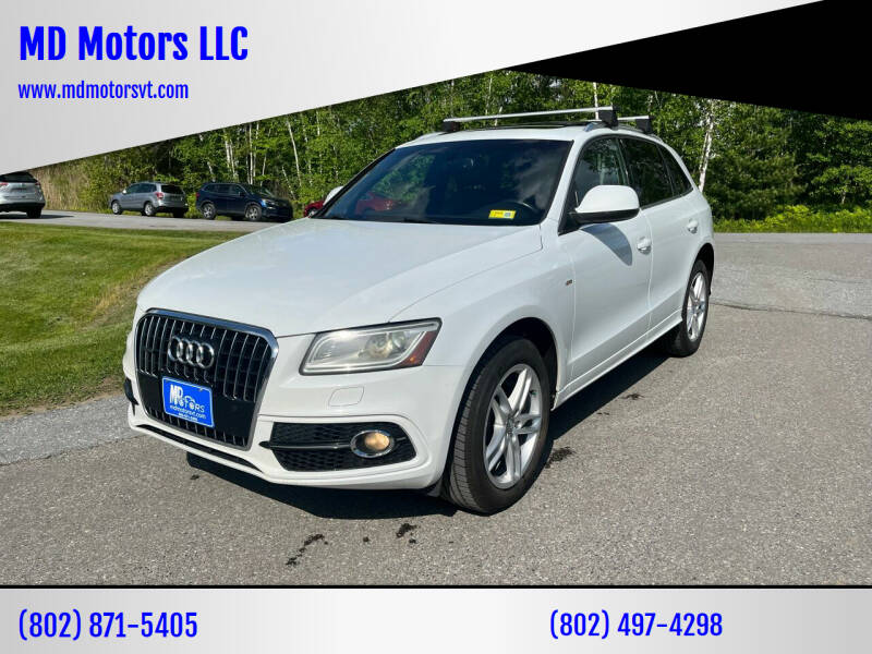2013 Audi Q5 for sale at MD Motors LLC in Williston VT