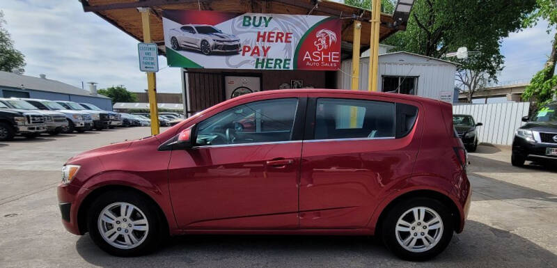 2013 Chevrolet Sonic for sale at ASHE AUTO SALES, LLC. in Dallas TX