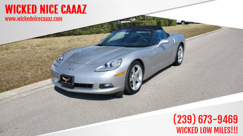 2006 Chevrolet Corvette for sale at WICKED NICE CAAAZ in Cape Coral FL