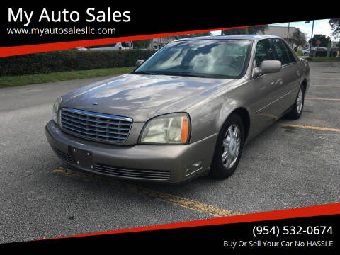 2004 Cadillac DeVille for sale at My Auto Sales in Margate FL