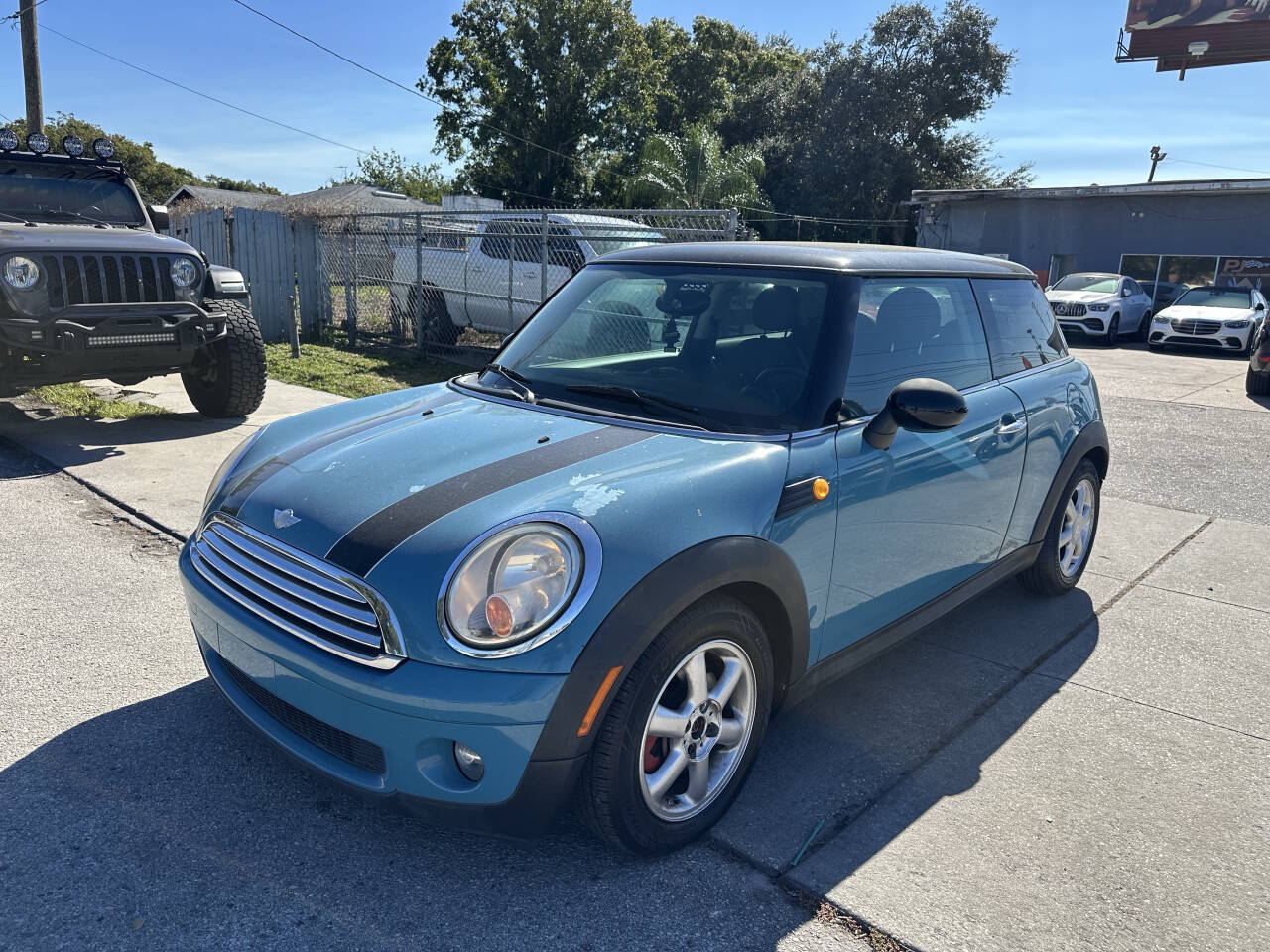Blue 2008 MINI Cooper Base Base 2dr Hatchback 2