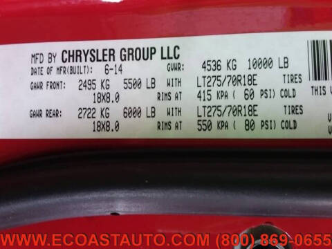 2014 RAM 2500 Tradesman