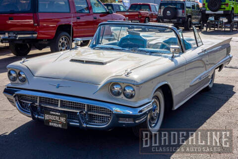 1960 Ford Thunderbird for sale at Borderline Classics & Auto Sales - CLASSICS FOR SALE in Dinuba CA