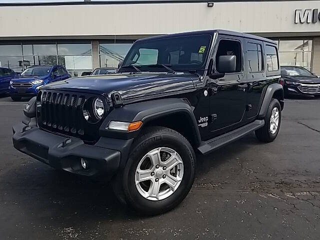 Used 2018 Jeep All-New Wrangler Unlimited Sport S with VIN 1C4HJXDG0JW108312 for sale in Bellefontaine, OH
