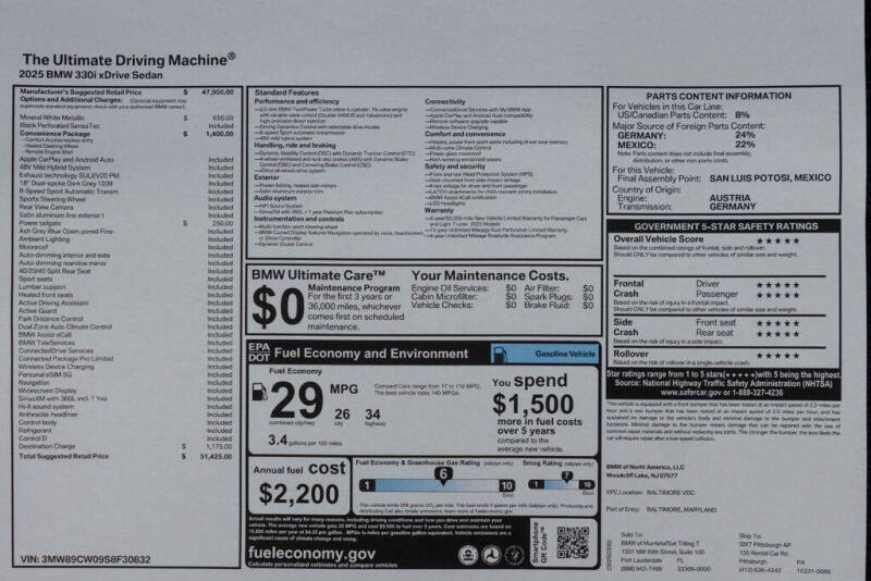2025 BMW 3 Series 330i xDrive