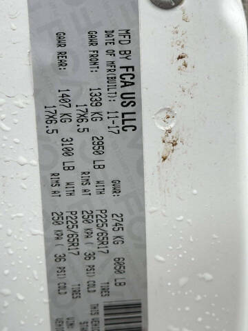 2018 Dodge Grand Caravan SE