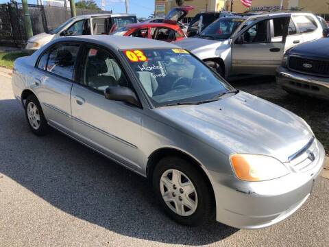 2003 Honda Civic for sale at Castagna Auto Sales LLC in Saint Augustine FL