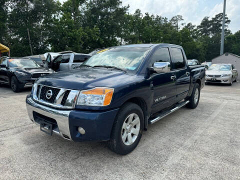 2010 Nissan Titan for sale at AUTO WOODLANDS in Magnolia TX
