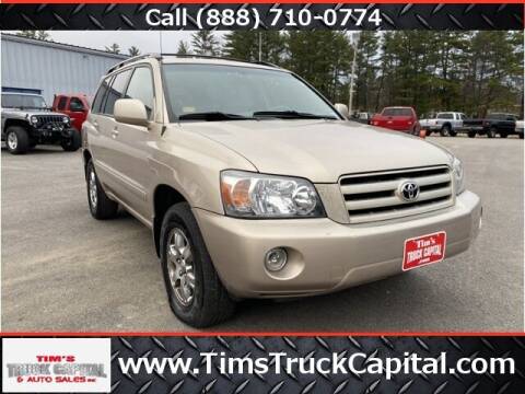 2005 Toyota Highlander for sale at TTC AUTO OUTLET/TIM'S TRUCK CAPITAL & AUTO SALES INC ANNEX in Epsom NH