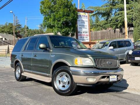 2000 Ford Expedition for sale at Sierra Auto Sales Inc in Auburn CA