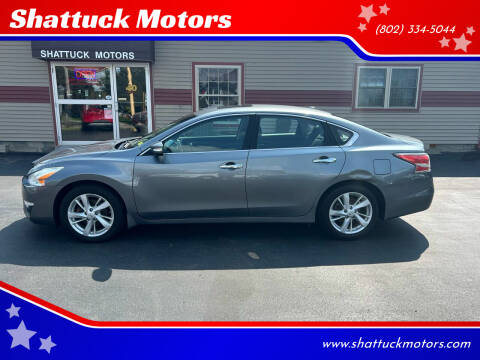 2015 Nissan Altima for sale at Shattuck Motors in Newport VT