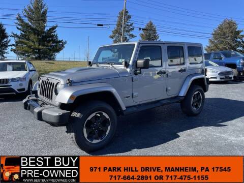 2014 Jeep Wrangler Unlimited for sale at Best Buy Pre-Owned in Manheim PA