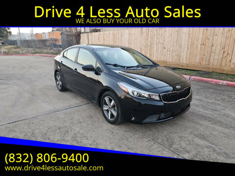 2018 Kia Forte for sale at Drive 4 Less Auto Sales in Houston TX