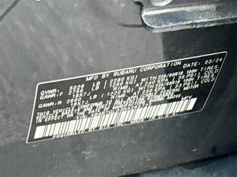 2024 Subaru Outback Onyx Edition XT