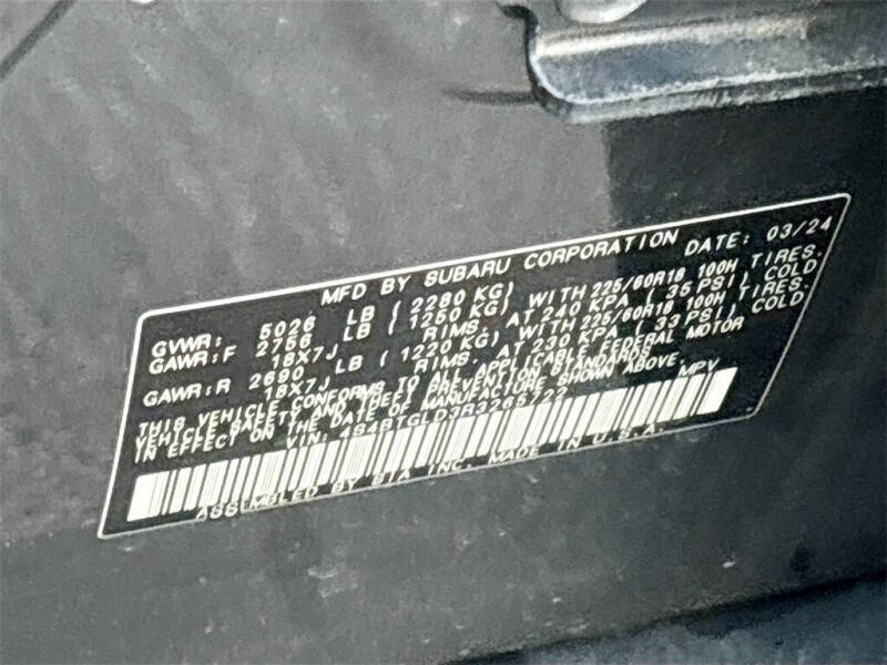 2024 Subaru Outback Onyx Edition XT