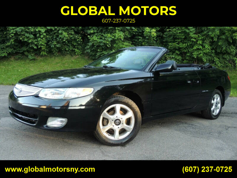 2001 Toyota Camry Solara for sale at GLOBAL MOTORS in Binghamton NY
