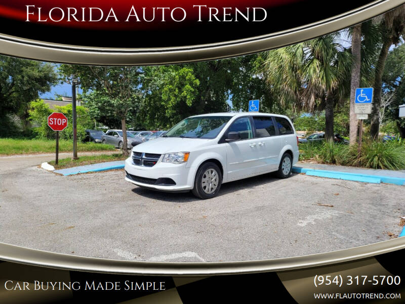 2017 Dodge Grand Caravan for sale at Florida Auto Trend in Plantation FL