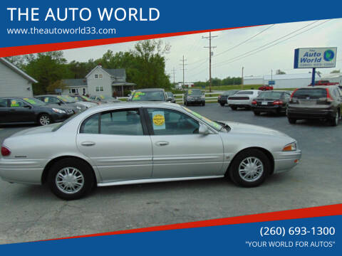 2002 Buick LeSabre for sale at THE AUTO WORLD in Churubusco IN