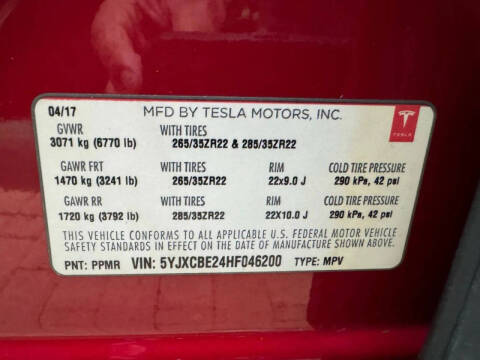 2017 Tesla Model X 75D