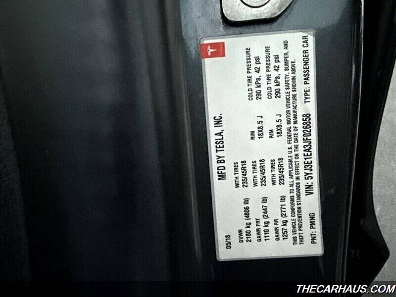 2018 Tesla Model 3 Standard