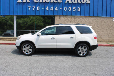 2010 GMC Acadia SLT-2