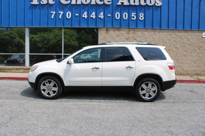 2010 GMC Acadia SLT-2
