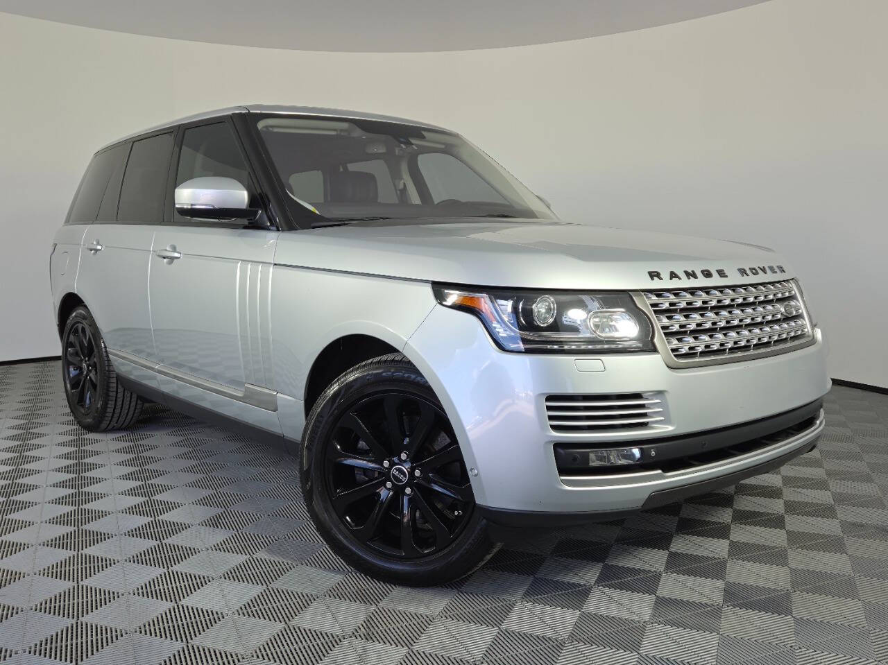 Silver 2014 Land Rover Range Rover HSE 4x4 HSE 4dr SUV 1