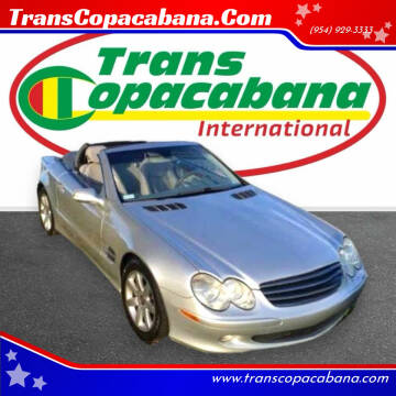 2003 Mercedes-Benz SL-Class for sale at TransCopacabana.Com in Hollywood FL