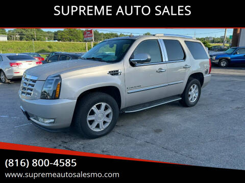 2009 Cadillac Escalade for sale at SUPREME AUTO SALES in Grandview MO