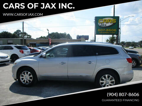 2017 Buick Enclave for sale at CARS OF JAX INC. in Jacksonville FL