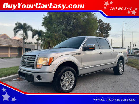 2012 Ford F-150 for sale at BuyYourCarEasyllc.com in Hollywood FL