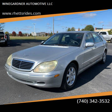 2000 Mercedes-Benz S-Class for sale at WINEGARDNER AUTOMOTIVE LLC in New Lexington OH