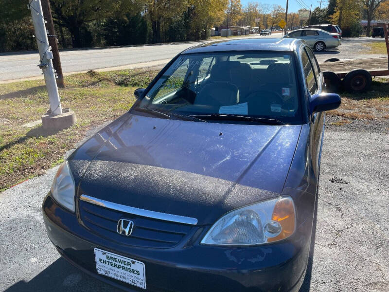 2001 Honda Civic for sale at Brewer Enterprises 3 in Greenwood SC