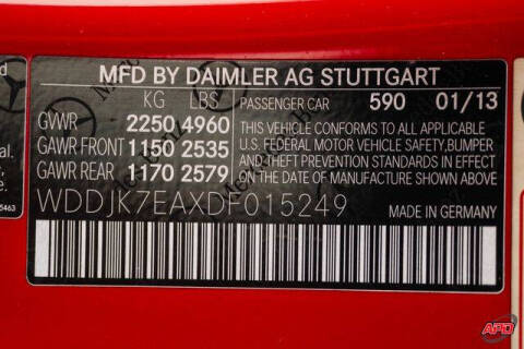 2013 Mercedes-Benz SL-Class SL 63 AMG