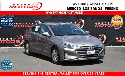 2020 Hyundai Elantra for sale at Western Motors Los Banos in Los Banos CA