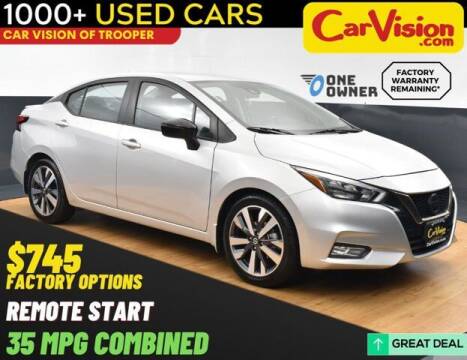 2020 Nissan Versa for sale at Car Vision of Trooper in Norristown PA