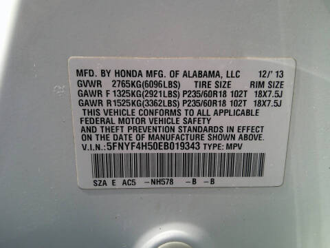 2014 Honda Pilot EX-L
