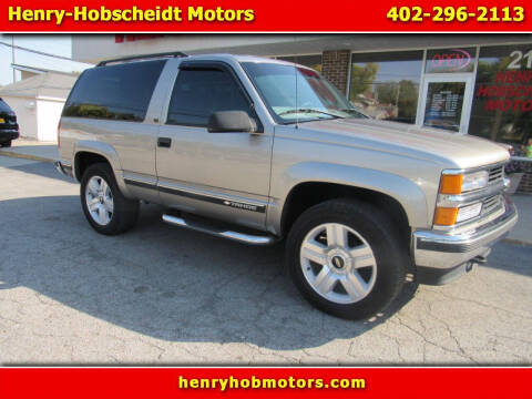 1999 Chevrolet Tahoe for sale at Henry-Hobscheidt Motors in Plattsmouth NE