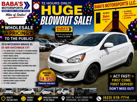 2018 Mitsubishi Mirage ES