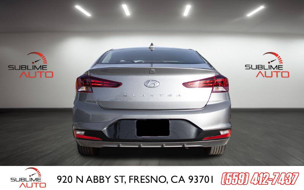 2019 Hyundai ELANTRA for sale at SUBLIME AUTO in Fresno, CA