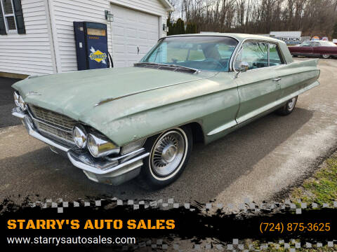 1962 Cadillac DeVille for sale at STARRY'S AUTO SALES in New Alexandria PA