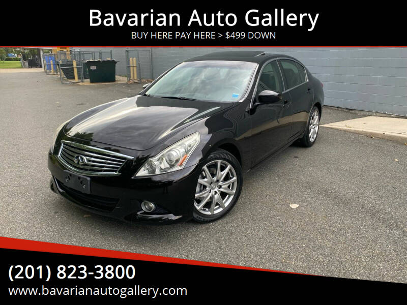 2013 Infiniti G37 Sedan for sale at Bavarian Auto Gallery in Bayonne NJ