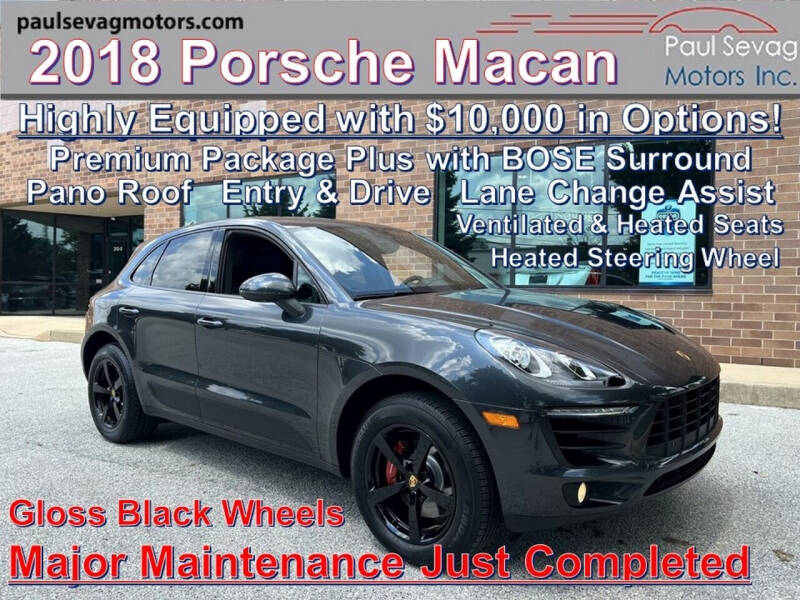 2018 Porsche Macan for sale at Paul Sevag Motors Inc in West Chester PA
