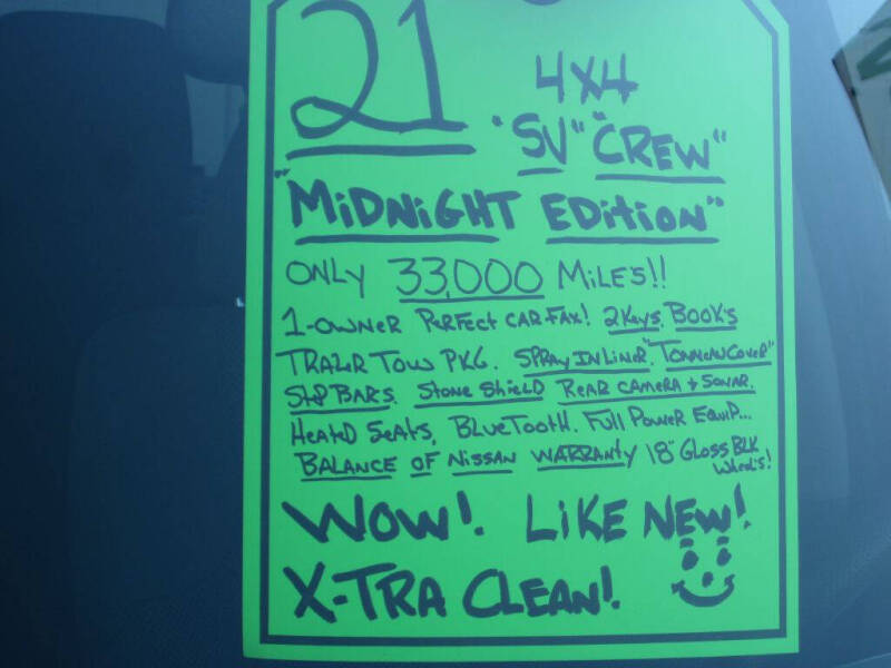 2021 Nissan Frontier