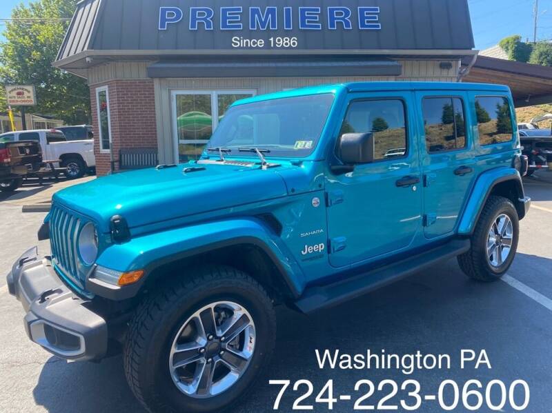 2020 Jeep Wrangler Unlimited for sale at Premiere Auto Sales in Washington PA