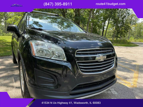 2015 Chevrolet Trax for sale at Route 41 Budget Auto in Wadsworth IL