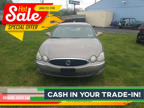 2006 Buick LaCrosse for sale at BRAUNS AUTO SALES in Pottstown PA