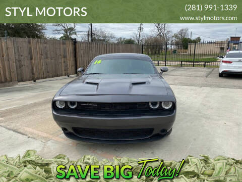 2016 Dodge Challenger for sale at STYL MOTORS in Pasadena TX