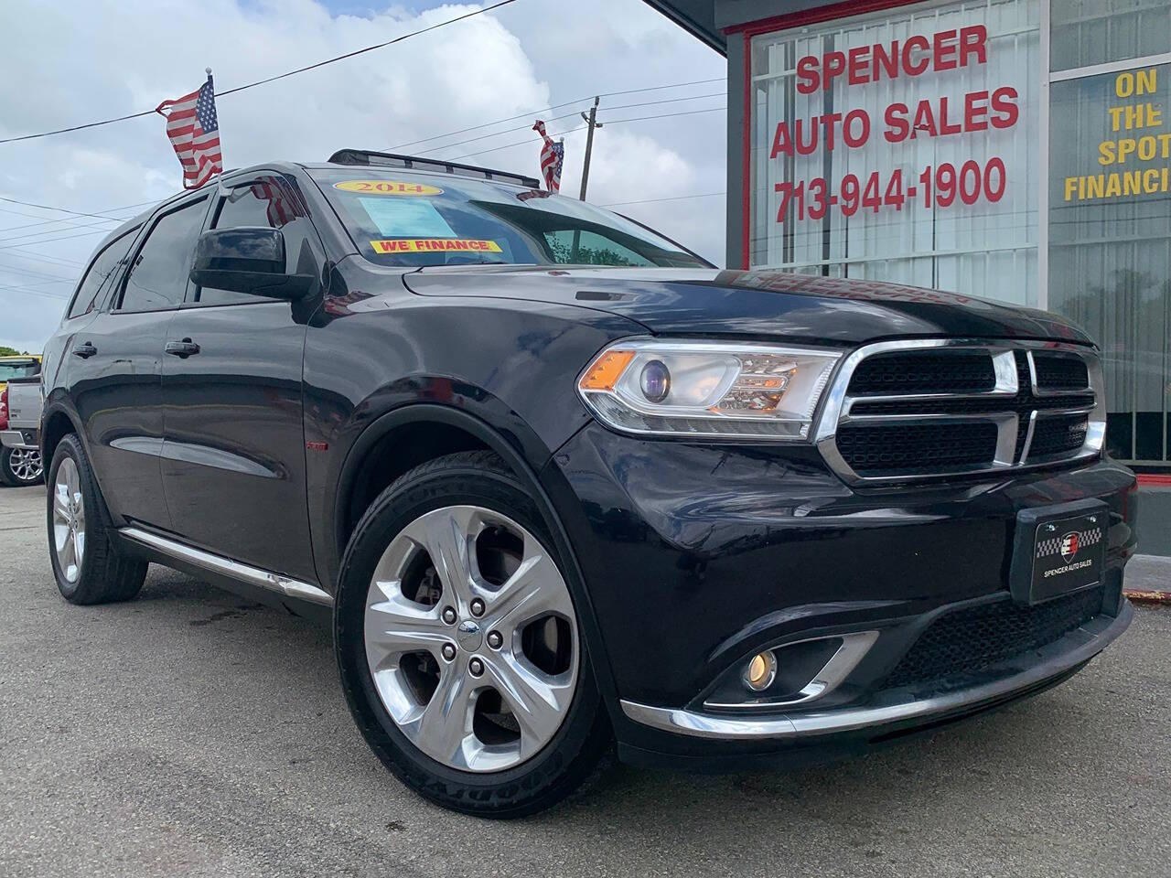 2014 Dodge Durango for sale at SPENCER AUTO SALES in South Houston, TX