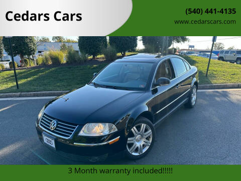 2005 Volkswagen Passat for sale at Cedars Cars in Chantilly VA